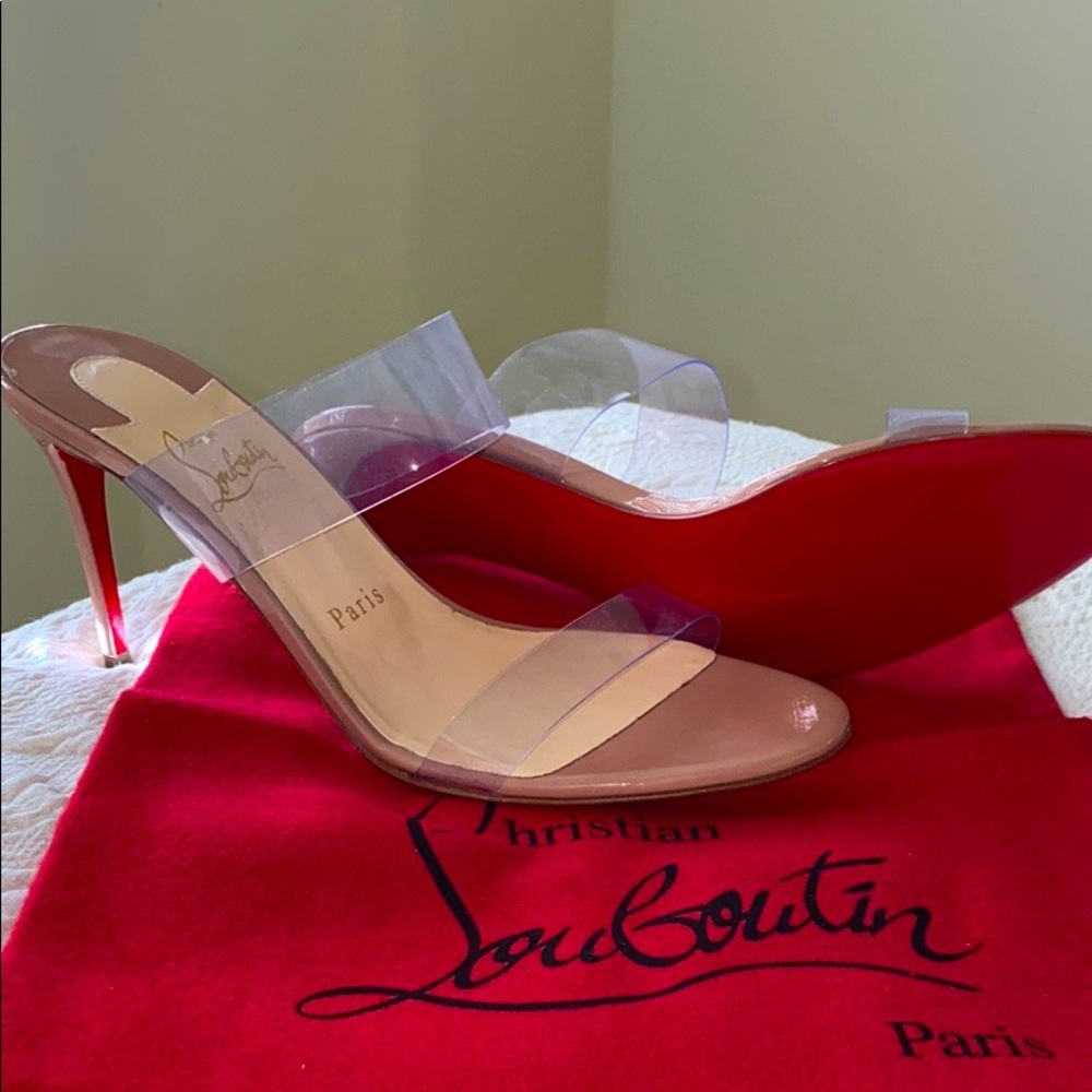 Christian Louboutin Nude Just Nothing 38.5 New